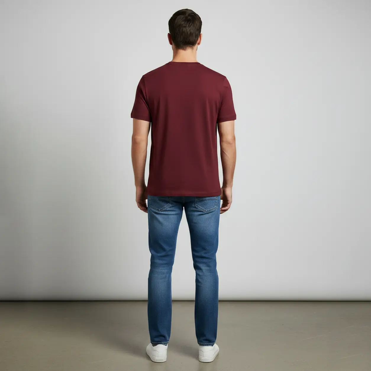 Dor Basic Tee Maroon