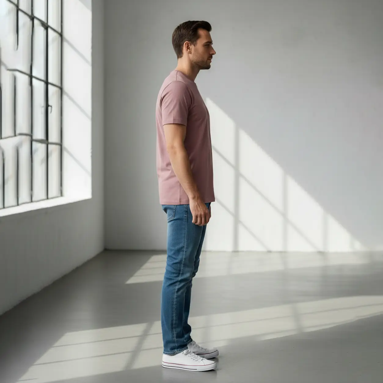 Dor Basic Tee Dusky Pink