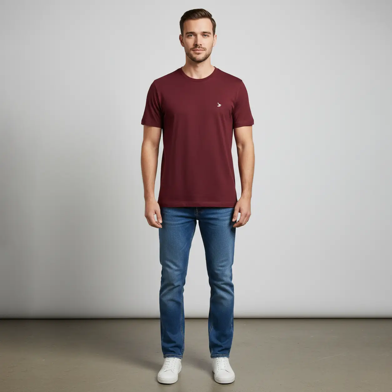 Dor Basic Tee Maroon