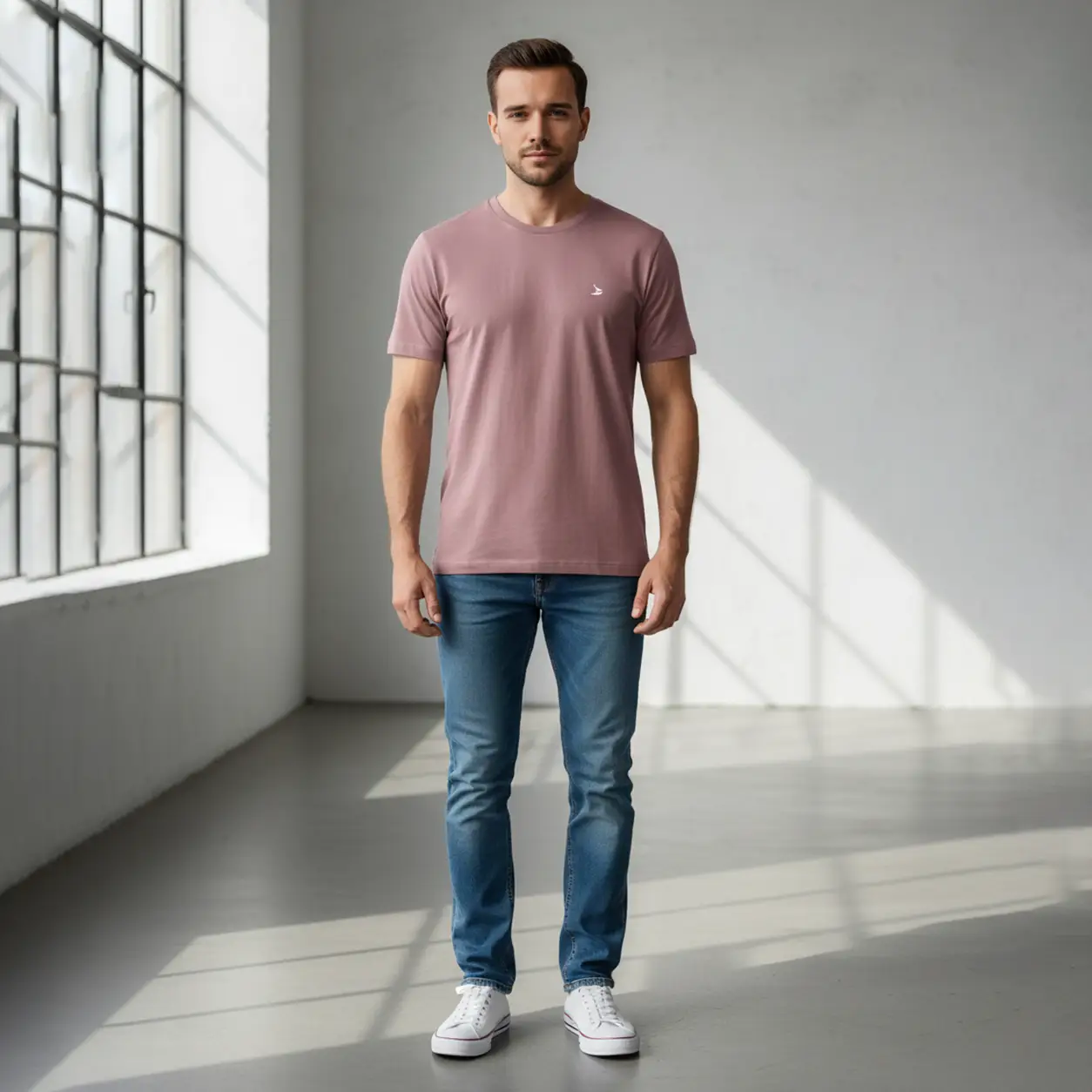 Dor Basic Tee Dusky Pink