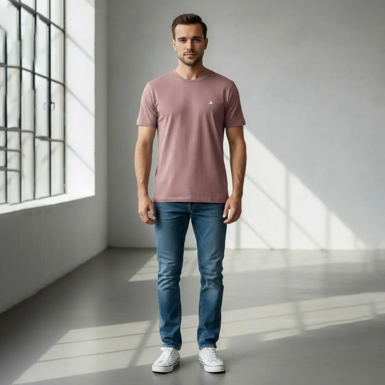 Dor Basic Tee Dusky Pink