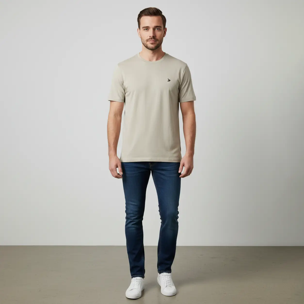 Dor Basic Tee Beige