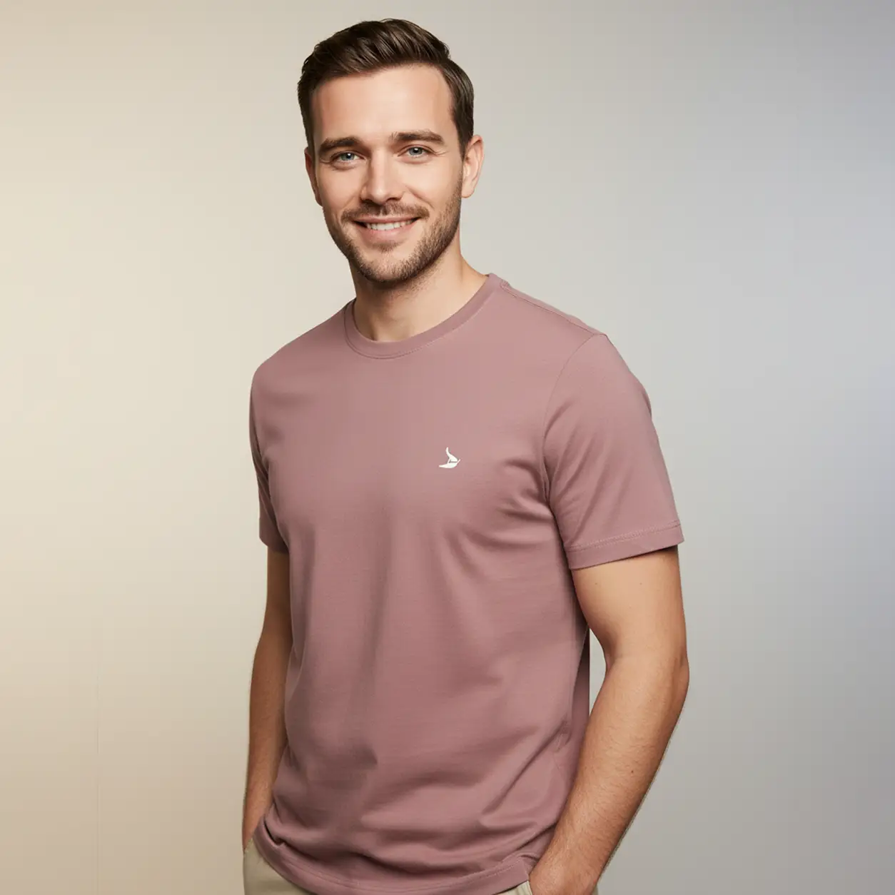 Dor Basic Tee Dusky Pink