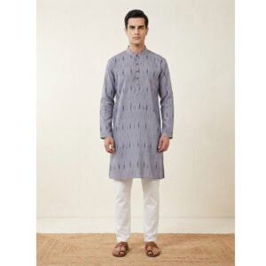 Light Purple Ikat Kurta