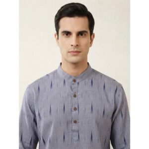 Light Purple Ikat Kurta